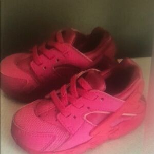 Nike Huarache Run TD 'Laser Fuchsia' Toddler Baby Shoes